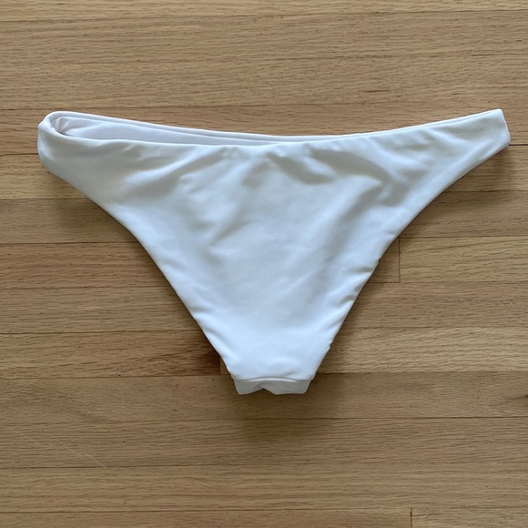 Zingara White Cheeky Swim Bottoms - Picture 2 of 3